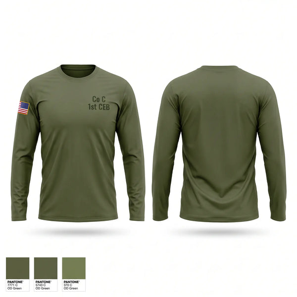 Long Sleeve Performance Shirt, Co C, 1st CEB, Marines, Teamtime, Team time, sublimation, custom sports apparel, team uniforms, spirit wear, spiritwear, sports uniforms, custom shirts, team store, custom team store, fundraiser sports, apparel fundraiser