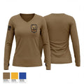 2-210th Aviation Regiment 68821902 Women's Long Sleeve V-neck Shirt - 1