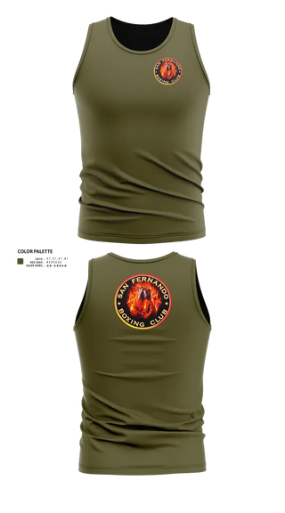 Tank Top, San Fernando Boxing Club, Spirit Store, Teamtime, Team time, sublimation, custom sports apparel, team uniforms, spirit wear, spiritwear, sports uniforms, custom shirts, team store, custom team store, fundraiser sports, apparel fundraiser