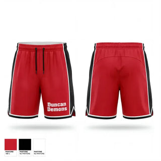 Athletic Shorts With Pockets, Duncan Demons, Tennis, Teamtime, Team time, sublimation, custom sports apparel, team uniforms, spirit wear, spiritwear, sports uniforms, custom shirts, team store, custom team store, fundraiser sports, apparel fundraiser