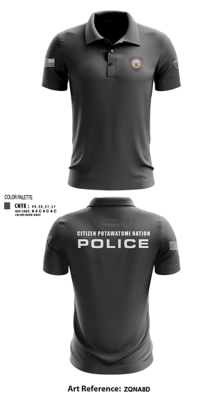 Short Sleeve Performance Polo, Citizen Pottawatomie nation Police Department, Police, Teamtime, Team time, sublimation, custom sports apparel, team uniforms, spirit wear, spiritwear, sports uniforms, custom shirts, team store, custom team store, fundraiser sports, apparel fundraiser