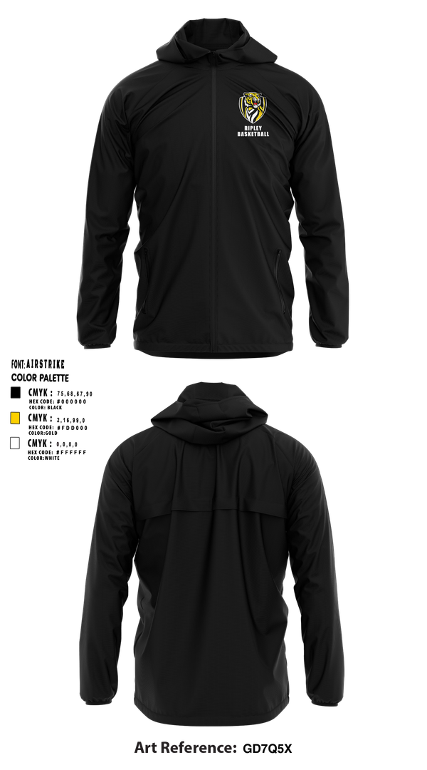 Windbreaker, Ripley Middle School Basketball, Men's Basketball, Teamtime, Team time, sublimation, custom sports apparel, team uniforms, spirit wear, spiritwear, sports uniforms, custom shirts, team store, custom team store, fundraiser sports, apparel fundraiser