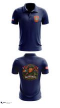 Scituate Fire Department Short Sleeve Performance Polo - 3