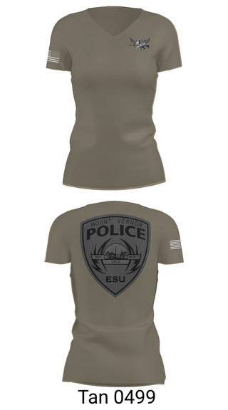 Womens Short Sleeve Vneck Shirt, MOUNT VERNON EMERGENCY SERVICES UNIT, Police, Teamtime, Team time, sublimation, custom sports apparel, team uniforms, spirit wear, spiritwear, sports uniforms, custom shirts, team store, custom team store, fundraiser sports, apparel fundraiser