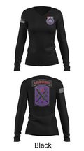 97th Civil Affairs 7430934 Women's Long Sleeve V-neck Shirt - 23