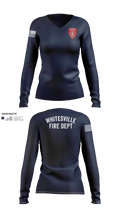 Whitesville Fire Department 44424683 Women's Long Sleeve V-neck Shirt - 30