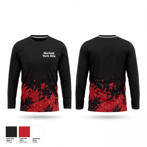 Long Sleeve Performance Shirt, Norfolk York Rite, Spirit Store, Teamtime, Team time, sublimation, custom sports apparel, team uniforms, spirit wear, spiritwear, sports uniforms, custom shirts, team store, custom team store, fundraiser sports, apparel fundraiser