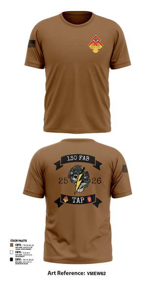 Short Sleeve Performance Shirt, 130th FAB Target Acquisition Platoon, , Teamtime, Team time, sublimation, custom sports apparel, team uniforms, spirit wear, spiritwear, sports uniforms, custom shirts, team store, custom team store, fundraiser sports, apparel fundraiser