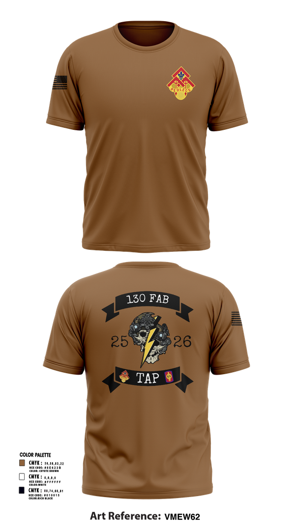Short Sleeve Performance Shirt, 130th FAB Target Acquisition Platoon, , Teamtime, Team time, sublimation, custom sports apparel, team uniforms, spirit wear, spiritwear, sports uniforms, custom shirts, team store, custom team store, fundraiser sports, apparel fundraiser