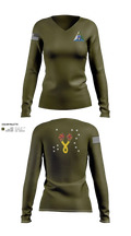 196th IN BDE (JPMRC) 73978795 Women's Long Sleeve V-neck Shirt - 115