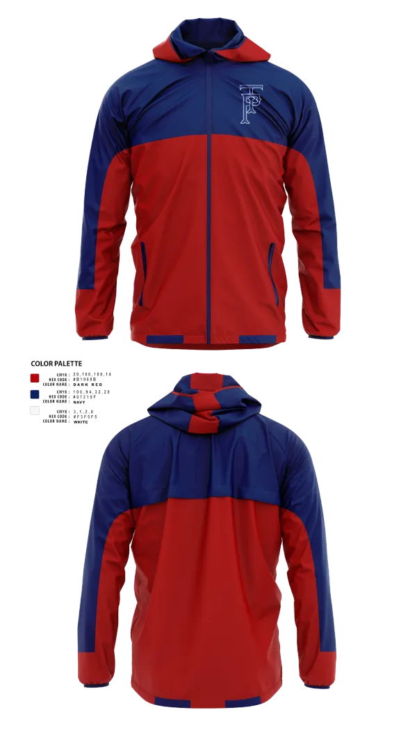 Windbreaker, TRIPLEPLAY, Baseball, Teamtime, Team time, sublimation, custom sports apparel, team uniforms, spirit wear, spiritwear, sports uniforms, custom shirts, team store, custom team store, fundraiser sports, apparel fundraiser