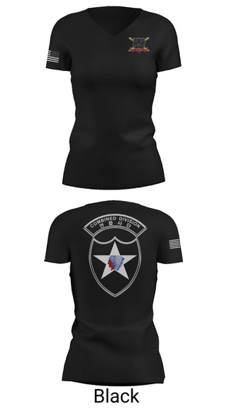 Womens Short Sleeve Vneck Shirt, 2ID DIVARTY, Army, Teamtime, Team time, sublimation, custom sports apparel, team uniforms, spirit wear, spiritwear, sports uniforms, custom shirts, team store, custom team store, fundraiser sports, apparel fundraiser