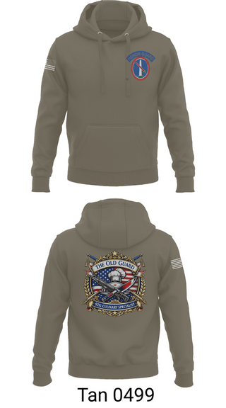 Hoodie, 529th 4-3 Battalion The Old Guard, Army, Teamtime, Team time, sublimation, custom sports apparel, team uniforms, spirit wear, spiritwear, sports uniforms, custom shirts, team store, custom team store, fundraiser sports, apparel fundraiser