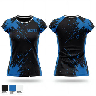 Short Sleeve Womens Volleyball Jersey, Wildfire, Women's Volleyball, Teamtime, Team time, sublimation, custom sports apparel, team uniforms, spirit wear, spiritwear, sports uniforms, custom shirts, team store, custom team store, fundraiser sports, apparel fundraiser
