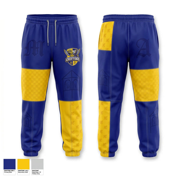 Sweatpants, Marshall Academy Basketball, Men's Basketball, Teamtime, Team time, sublimation, custom sports apparel, team uniforms, spirit wear, spiritwear, sports uniforms, custom shirts, team store, custom team store, fundraiser sports, apparel fundraiser