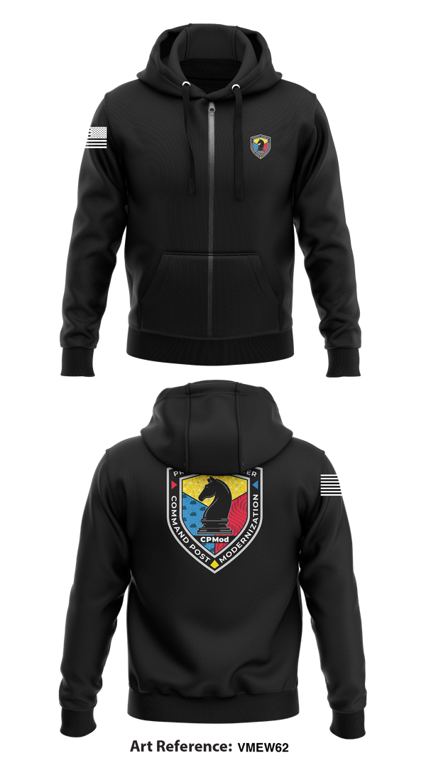 Zip Hoodie, Command Post Modernization, , Teamtime, Team time, sublimation, custom sports apparel, team uniforms, spirit wear, spiritwear, sports uniforms, custom shirts, team store, custom team store, fundraiser sports, apparel fundraiser