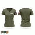 TPD K9 Women's Short Sleeve V-neck Shirt - 1