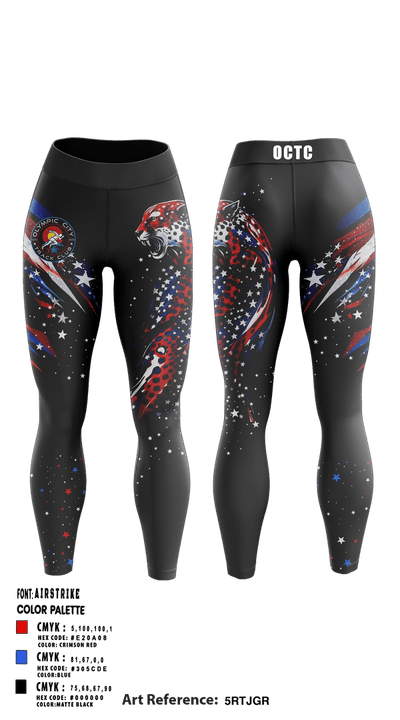 Olympic City Track Club 78162877 Womens Leggings - 1
