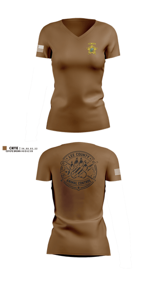 Womens Short Sleeve Vneck Shirt, Animal Control, Police, Teamtime, Team time, sublimation, custom sports apparel, team uniforms, spirit wear, spiritwear, sports uniforms, custom shirts, team store, custom team store, fundraiser sports, apparel fundraiser