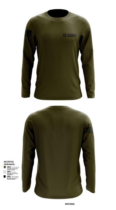 12 CABS 85132731 Long Sleeve Performance Shirt 103