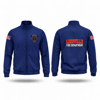 Windbreaker, Leesville fire department, Fire Department, Teamtime, Team time, sublimation, custom sports apparel, team uniforms, spirit wear, spiritwear, sports uniforms, custom shirts, team store, custom team store, fundraiser sports, apparel fundraiser