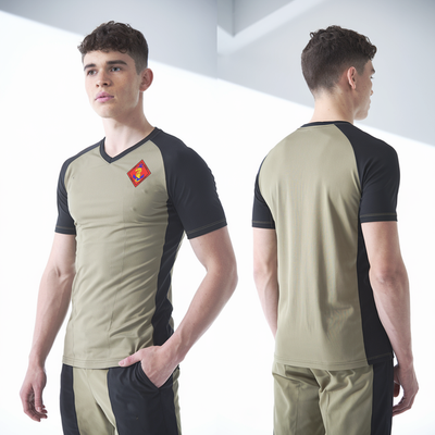 Marine Det. Fort Gregg-Adams Bravo Company 18643837 Short Sleeve Performance Shirt - 101