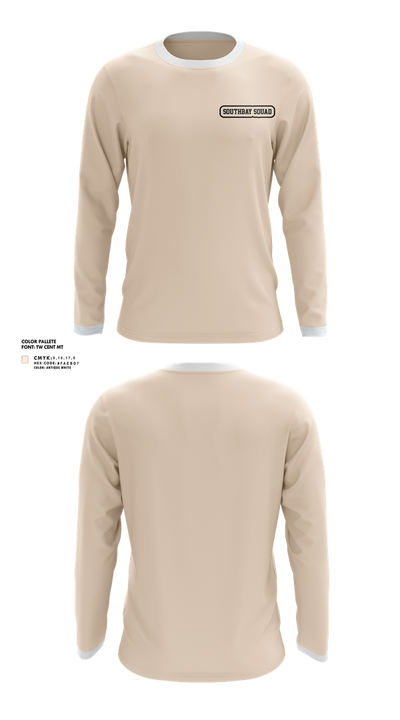 Southbay Squad 9521091 Long Sleeve Performance Shirt 1