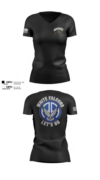 Womens Short Sleeve Vneck Shirt, A Co 2-325 AIR, Army, Teamtime, Team time, sublimation, custom sports apparel, team uniforms, spirit wear, spiritwear, sports uniforms, custom shirts, team store, custom team store, fundraiser sports, apparel fundraiser
