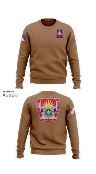 Crew Neck Sweatshirt, FSC 204th ENG BN, National Guard, Teamtime, Team time, sublimation, custom sports apparel, team uniforms, spirit wear, spiritwear, sports uniforms, custom shirts, team store, custom team store, fundraiser sports, apparel fundraiser
