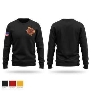 Crew Neck Sweatshirt, BANGS FIRE & RESCUE, Fire Department, Teamtime, Team time, sublimation, custom sports apparel, team uniforms, spirit wear, spiritwear, sports uniforms, custom shirts, team store, custom team store, fundraiser sports, apparel fundraiser
