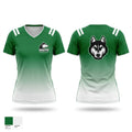 North Huskies Women's Short Sleeve V-neck Shirt - 1