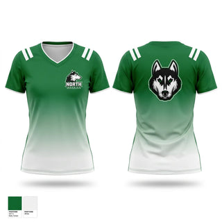 Womens Short Sleeve Vneck Shirt, North Huskies, Track & Field, Teamtime, Team time, sublimation, custom sports apparel, team uniforms, spirit wear, spiritwear, sports uniforms, custom shirts, team store, custom team store, fundraiser sports, apparel fundraiser