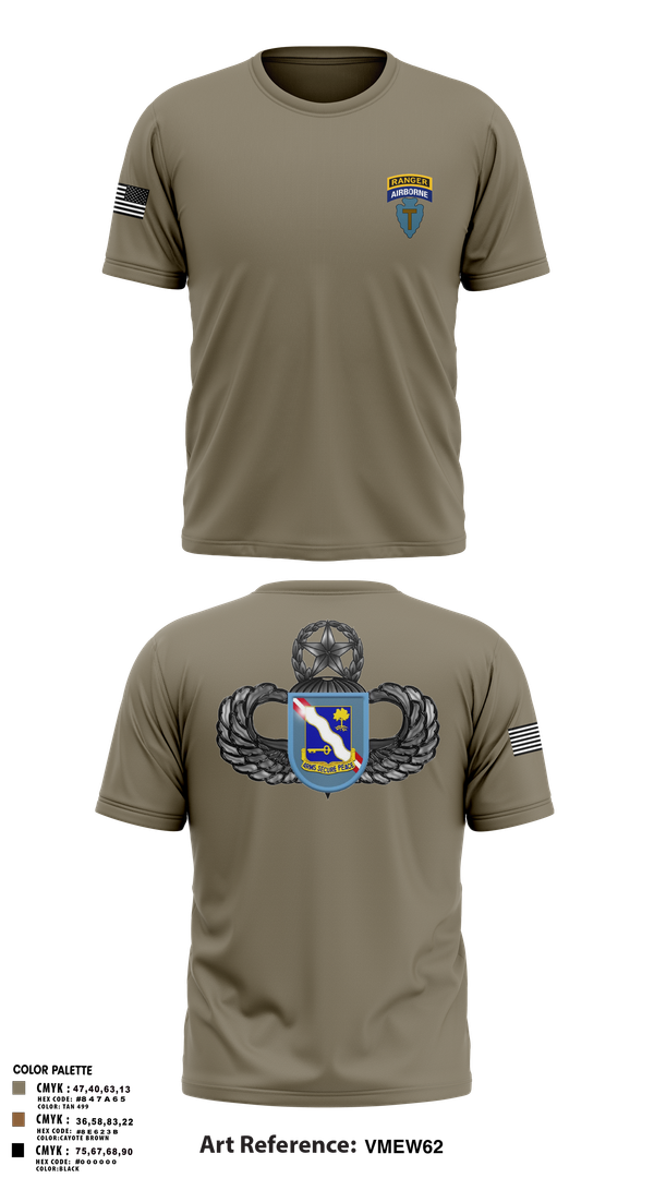 Short Sleeve Performance Shirt, 1-143rd airborne infantry regiment, , Teamtime, Team time, sublimation, custom sports apparel, team uniforms, spirit wear, spiritwear, sports uniforms, custom shirts, team store, custom team store, fundraiser sports, apparel fundraiser