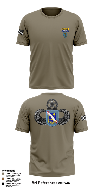 1-143rd airborne infantry regiment 54529572 Old School Cotton Feel Shirt - 101