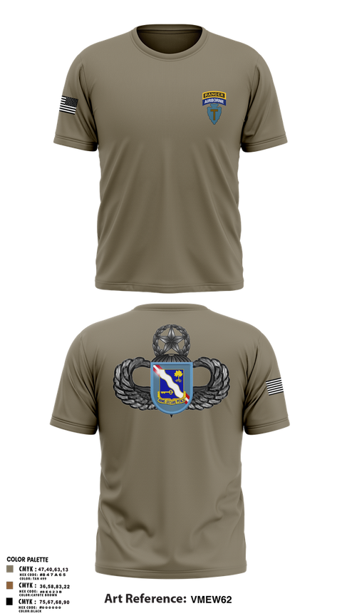 Old School Cotton Feel Shirt, 1-143rd airborne infantry regiment, , Teamtime, Team time, sublimation, custom sports apparel, team uniforms, spirit wear, spiritwear, sports uniforms, custom shirts, team store, custom team store, fundraiser sports, apparel fundraiser