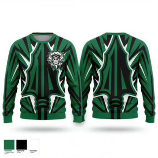 Crew Neck Sweatshirt, Warriors, , Teamtime, Team time, sublimation, custom sports apparel, team uniforms, spirit wear, spiritwear, sports uniforms, custom shirts, team store, custom team store, fundraiser sports, apparel fundraiser