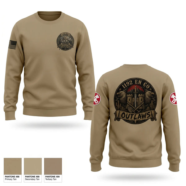 Crew Neck Sweatshirt, 1192 EN CO, Army, Teamtime, Team time, sublimation, custom sports apparel, team uniforms, spirit wear, spiritwear, sports uniforms, custom shirts, team store, custom team store, fundraiser sports, apparel fundraiser