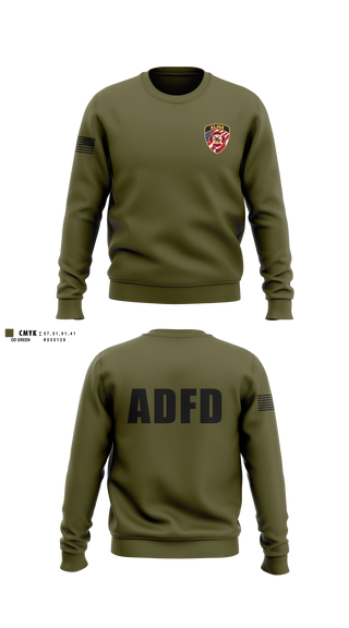 Crew Neck Sweatshirt, Alma District Fire Department, Fire Department, Teamtime, Team time, sublimation, custom sports apparel, team uniforms, spirit wear, spiritwear, sports uniforms, custom shirts, team store, custom team store, fundraiser sports, apparel fundraiser