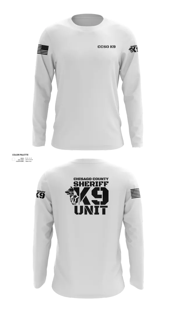 Long Sleeve Performance Shirt, Chisago County K9 Unit, , Teamtime, Team time, sublimation, custom sports apparel, team uniforms, spirit wear, spiritwear, sports uniforms, custom shirts, team store, custom team store, fundraiser sports, apparel fundraiser