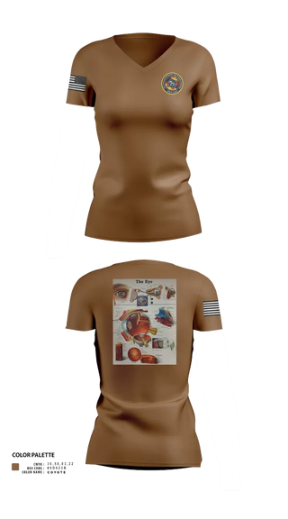 Womens Short Sleeve Vneck Shirt, Optometry, , Teamtime, Team time, sublimation, custom sports apparel, team uniforms, spirit wear, spiritwear, sports uniforms, custom shirts, team store, custom team store, fundraiser sports, apparel fundraiser