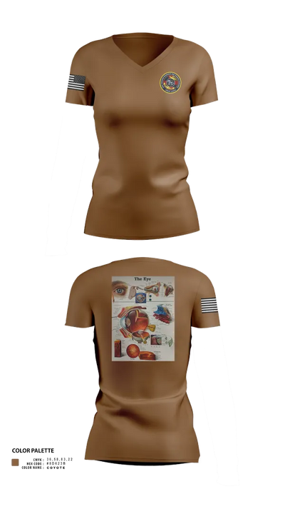 Optometry 9518221 Women's Short Sleeve V-neck Shirt - 21