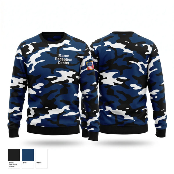 Crew Neck Sweatshirt, Marne Reception Center, Army, Teamtime, Team time, sublimation, custom sports apparel, team uniforms, spirit wear, spiritwear, sports uniforms, custom shirts, team store, custom team store, fundraiser sports, apparel fundraiser