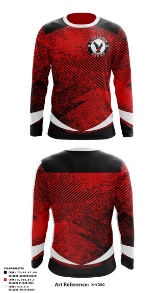 Long Sleeve Performance Shirt, Hawks, Ice Hockey, Teamtime, Team time, sublimation, custom sports apparel, team uniforms, spirit wear, spiritwear, sports uniforms, custom shirts, team store, custom team store, fundraiser sports, apparel fundraiser