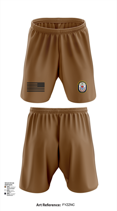 USS Bougainville CPO 89131174 Athletic Shorts With Pockets - 101