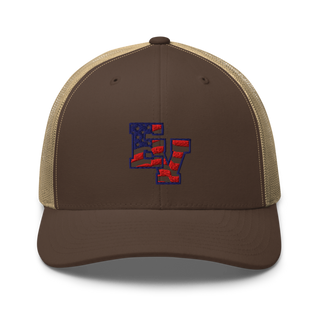 Patriots Retro Trucker Hat | Yupoong 6606