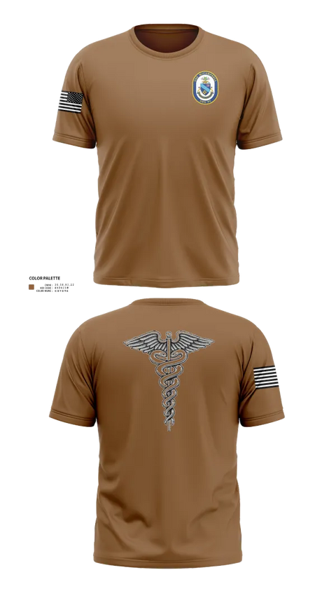 Old School Cotton Feel Shirt, Uss McCAMPBELL, , Teamtime, Team time, sublimation, custom sports apparel, team uniforms, spirit wear, spiritwear, sports uniforms, custom shirts, team store, custom team store, fundraiser sports, apparel fundraiser