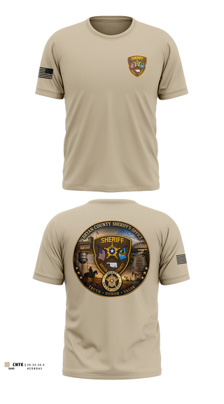Short Sleeve Performance Shirt, Bryan County Sheriff’s Office, Police, Teamtime, Team time, sublimation, custom sports apparel, team uniforms, spirit wear, spiritwear, sports uniforms, custom shirts, team store, custom team store, fundraiser sports, apparel fundraiser