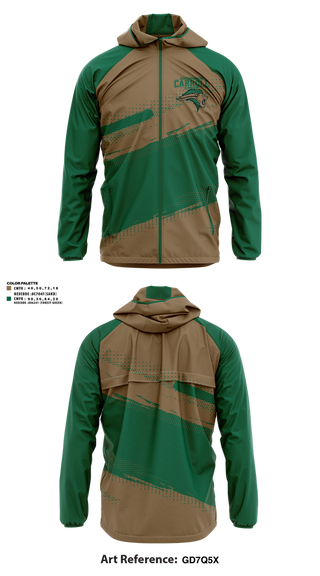 Windbreaker, Archbishop Carroll Cheer, Cheer, Teamtime, Team time, sublimation, custom sports apparel, team uniforms, spirit wear, spiritwear, sports uniforms, custom shirts, team store, custom team store, fundraiser sports, apparel fundraiser