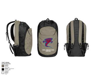 Gear Bag, Eureka Junior High School Basketball, Men's Basketball, Teamtime, Team time, sublimation, custom sports apparel, team uniforms, spirit wear, spiritwear, sports uniforms, custom shirts, team store, custom team store, fundraiser sports, apparel fundraiser