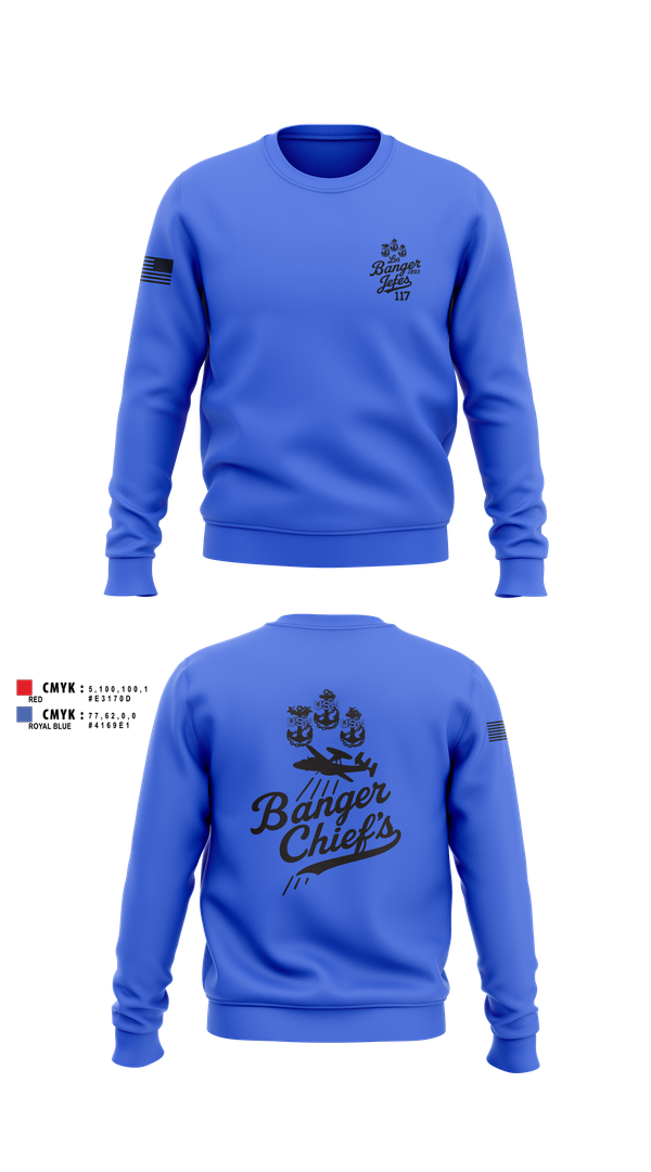 Crew Neck Sweatshirt, VAW-117, , Teamtime, Team time, sublimation, custom sports apparel, team uniforms, spirit wear, spiritwear, sports uniforms, custom shirts, team store, custom team store, fundraiser sports, apparel fundraiser